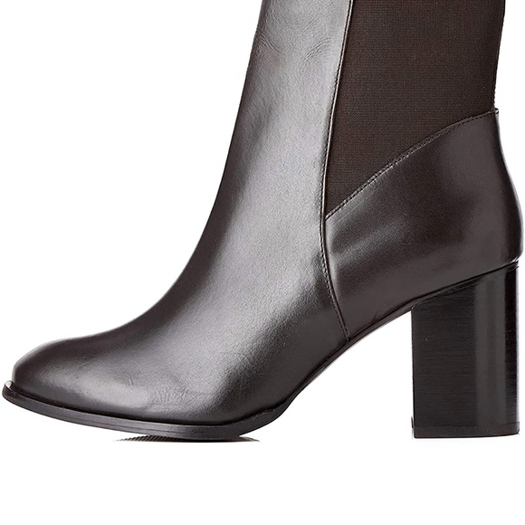 Find. Leather Chelsea Boots (Dark brown) - Picture 3 of 8